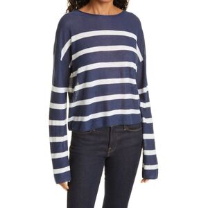 La Ligne Navy and White Striped Sweater